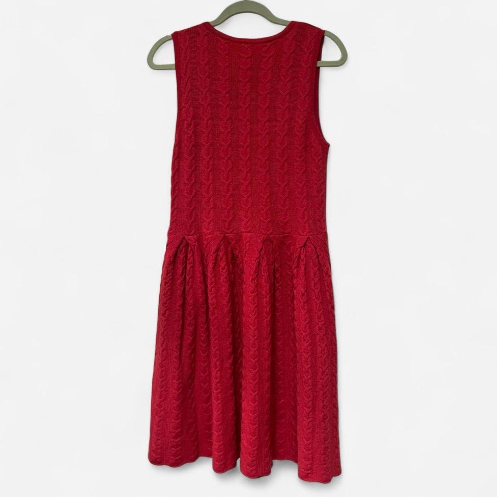 Anthropologie far away from close wool cable knit sweater dress - Picture 2 of 6